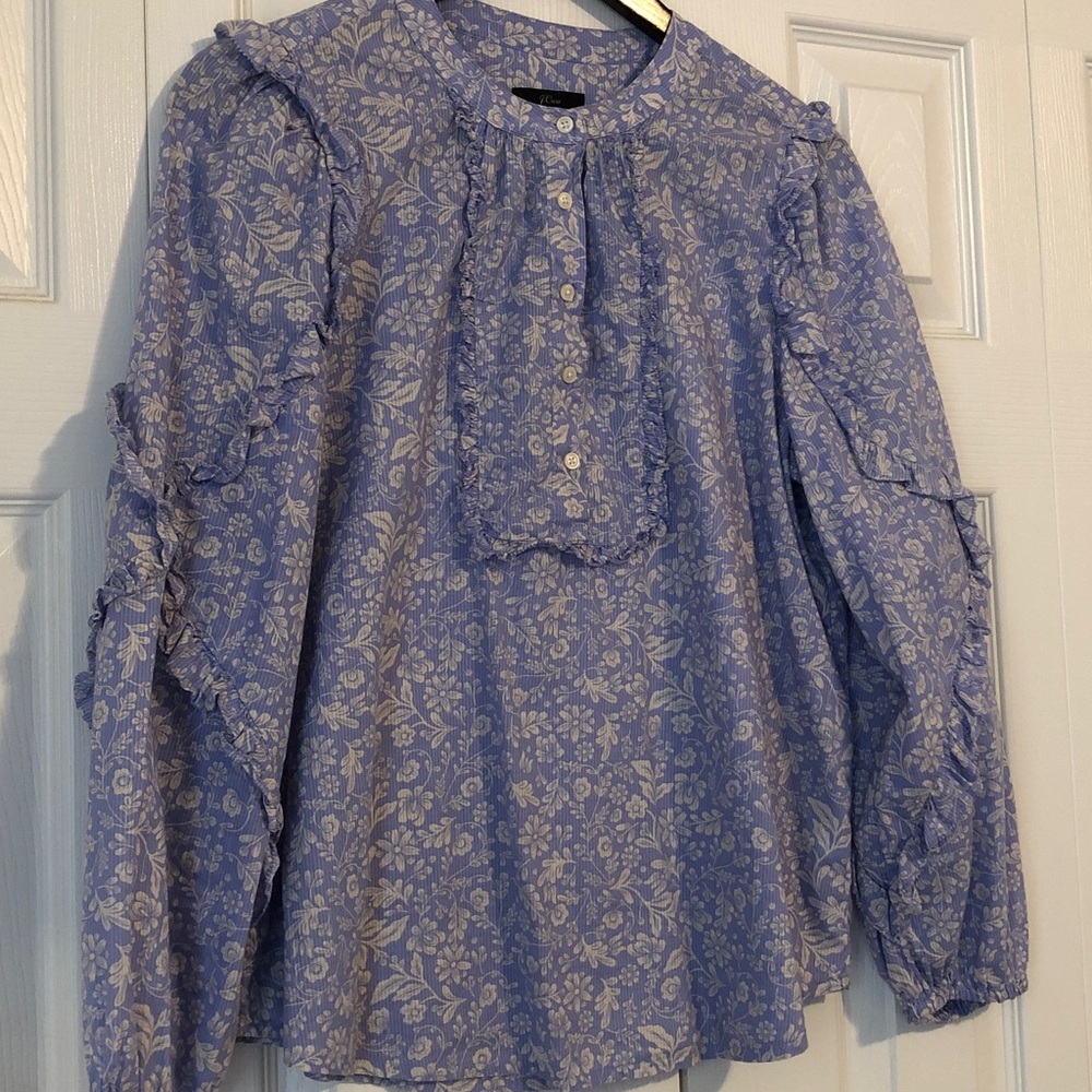 J. Crew Ruffled Top